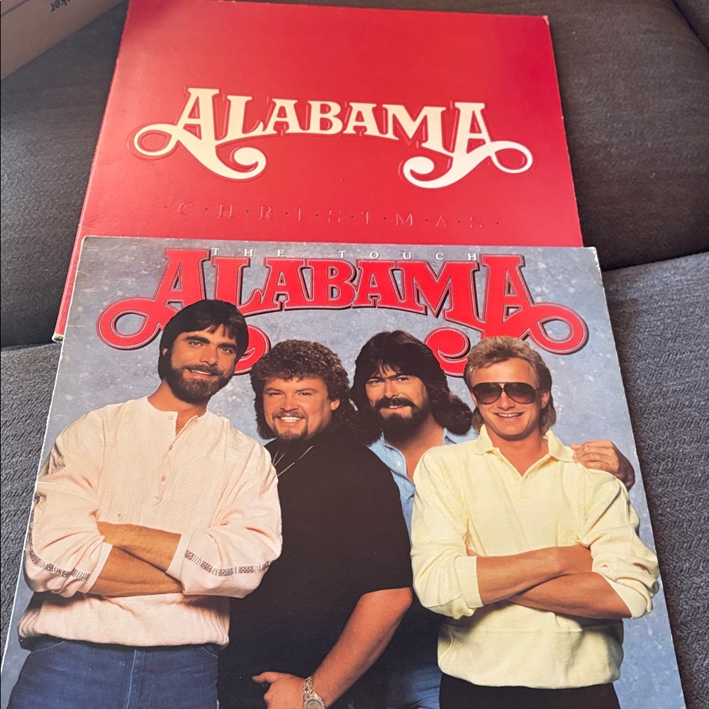 2 Alabama Christmas /The Touch vintage vinyl album